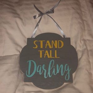 Stand tall darling wall art